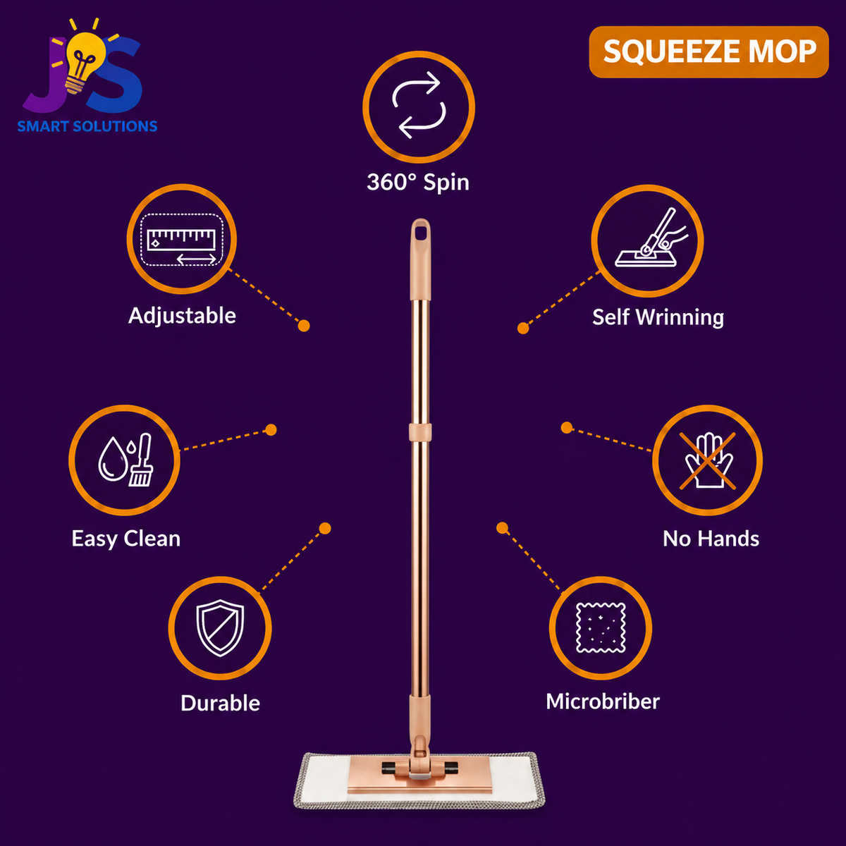 Squeeze Mops Floor Cleaning